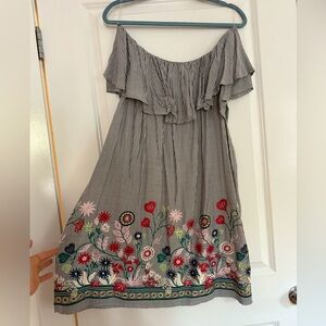 Off the shoulder summer sundress